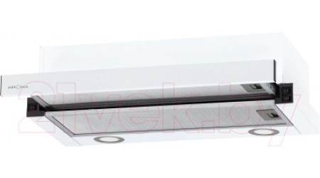 Вытяжка телескопическая Krona Kamilla 600 T / КА-00007311 (белый)