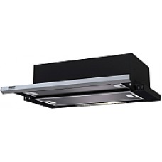 Вытяжка телескопическая Krona Kamilla Slim 600 2m / 00020960 (черный/нержавеющая сталь)