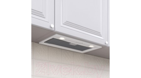 Вытяжка скрытая Krona Kate 600 PB K/ КА-00005274 (белый)