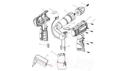 Аккумуляторная дрель-шуруповерт Kolner KCD 12-2LC