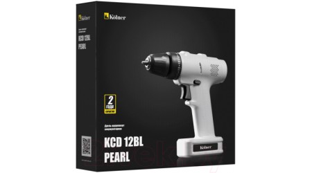 Аккумуляторная дрель-шуруповерт Kolner KCD 12BL (белый)