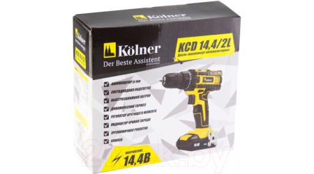 Аккумуляторная дрель-шуруповерт Kolner KCD 14.4/2L