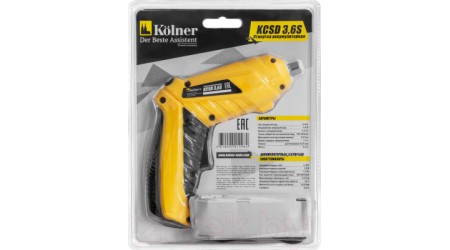 Электроотвертка Kolner KCSD 3.6S (кн3,6сцсд)