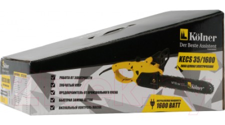 Электропила цепная Kolner KECS 35/1600
