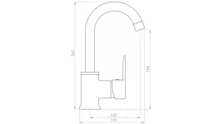 Смеситель Inan Kehribar M2303 