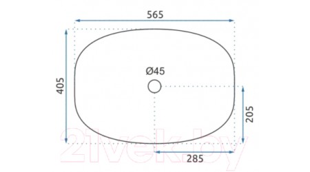 Умывальник REA Kelly U5610