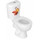 Унитаз напольный Керамин Кидс Пчелка (с полипропиленовым сиденьем)