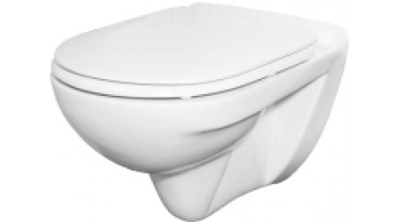 Унитаз подвесной Керамин Стиль (с жестким сиденьем и микролифтом)