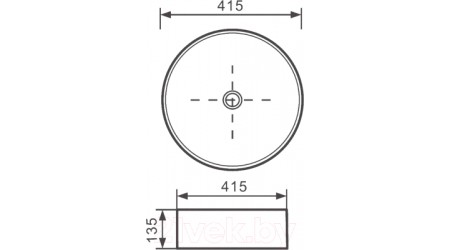 Умывальник Invena Keto CE-14-001-C