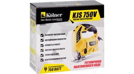 Электролобзик Kolner KJS 750V