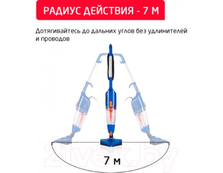 Вертикальный пылесос Arnica Klik Klak ET13330 (синий)
