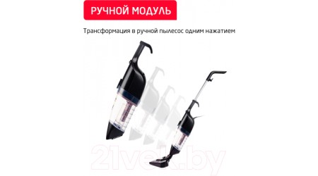 Вертикальный пылесос Arnica Klik Klak ET13331 (черный/розовый)