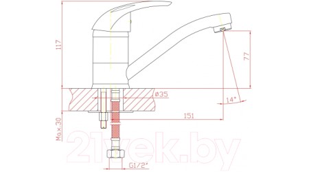 Смеситель Zollen Koln KO51410622 