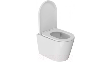 Унитаз подвесной White Wave Koral Tornado Flush (белый глянец)