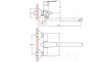 Смеситель Zollen Korbach KR62411541 