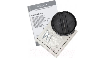 Вытяжка телескопическая Krona Kamilla Slim 500 / 00020957 (нержавеющая сталь)