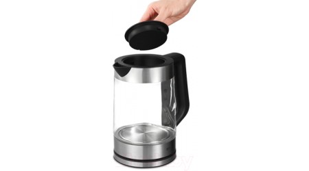 Электрочайник BQ KT1840G (черный/сталь)