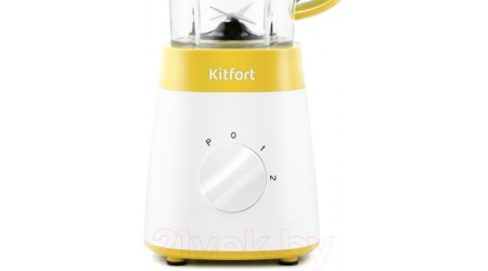 Блендер стационарный Kitfort KT-3031-5 (белый/желтый)
