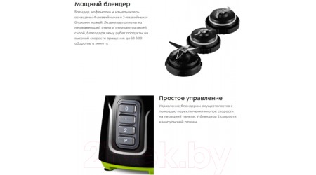 Блендер стационарный Kitfort KT-3032-2 (салатовый)