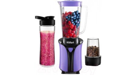 Блендер стационарный Kitfort KT-3034-1 (фиолетовый)