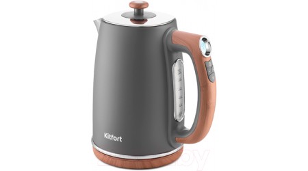 Электрочайник Kitfort KT-6120-2 (серый)
