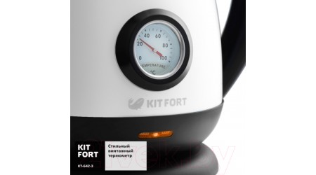 Электрочайник Kitfort KT-642-3 (белый)