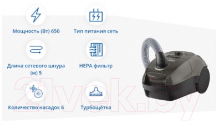 Пылесос Zelmer Kuba ZVC334