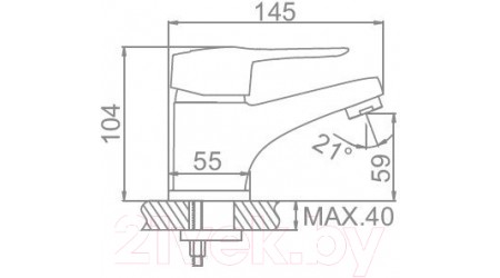 Смеситель Ledeme L1028 