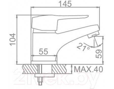 Смеситель Ledeme L1028 