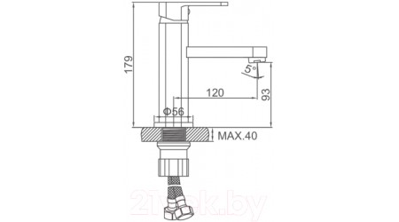 Смеситель Ledeme L1033B 