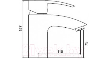 Смеситель Ledeme L1043 