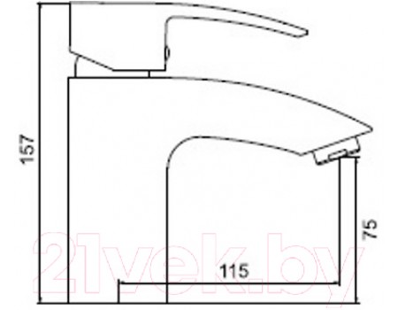Смеситель Ledeme L1043 