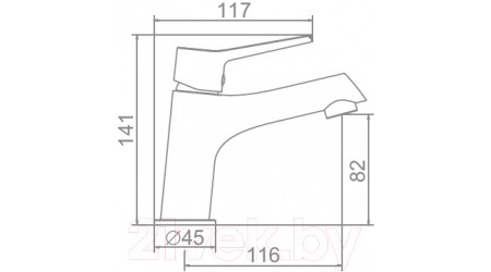 Смеситель Ledeme L1069 