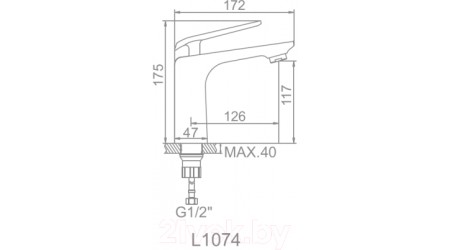 Смеситель Ledeme L1074WR 