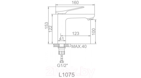 Смеситель Ledeme L1075 