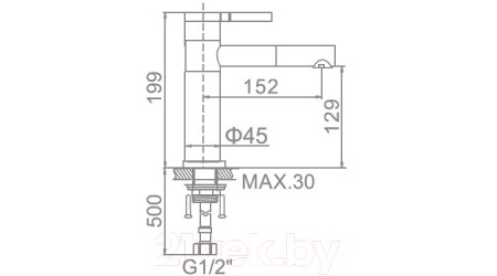 Смеситель Ledeme L1152 