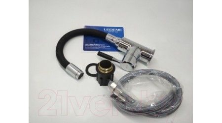 Смеситель Ledeme L1399-2 (черный) 