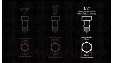 Смеситель Ledeme L2213 