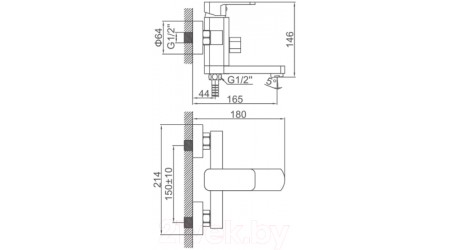 Смеситель Ledeme L3233B 