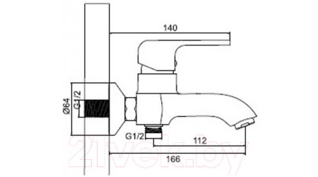 Смеситель Ledeme L3244 
