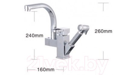 Смеситель Ledeme L4055-4 