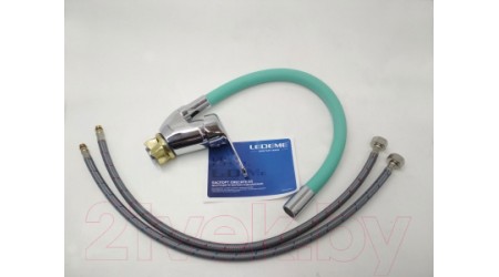 Смеситель Ledeme L4132-11 (бирюзовый) 