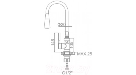 Смеситель Ledeme L4199-2 