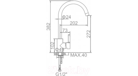 Смеситель Ledeme L4299W 