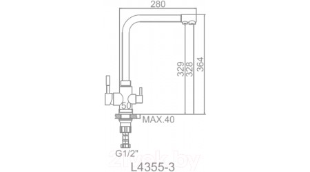 Смеситель Ledeme L4355-3 
