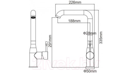 Смеситель Ledeme L4698B 