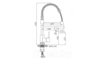Смеситель Ledeme L4799B 
