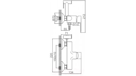 Смеситель Ledeme L5210 