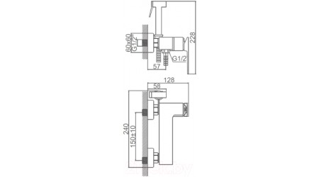 Смеситель Ledeme L5278 