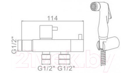 Смеситель Ledeme L5398-4 